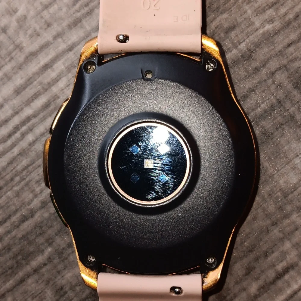 Samsung Galaxy Watch 42mm Rose Gold & Sand colored Strap